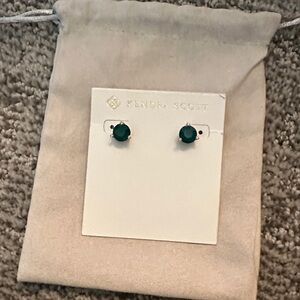 Kate spade green stud earrings